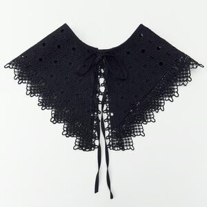 ZARA Black Lace Collar